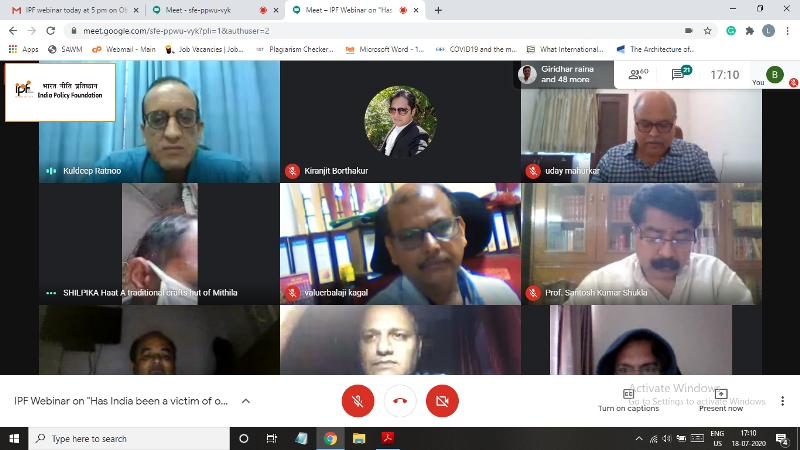 Has India been a victim o