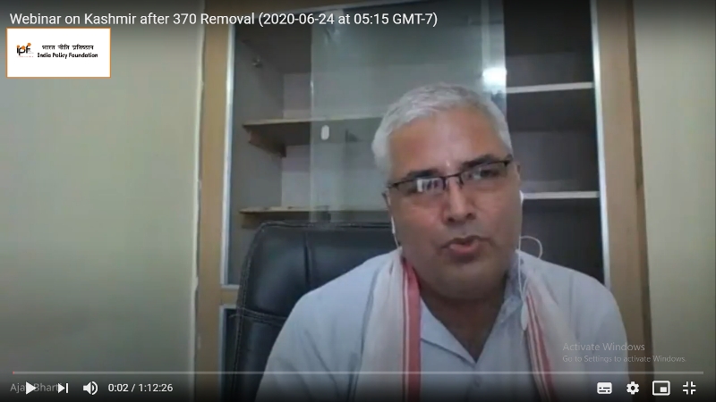 IPF Webinar on Kashmir af