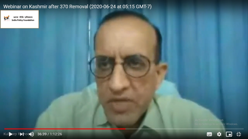 IPF Webinar on Kashmir af